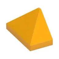 END RIDGED TILE 1X2/45°