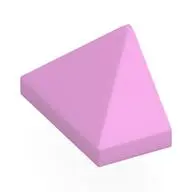END RIDGED TILE 1X2/45°