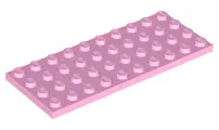 Bright Pink Plate 4 x 10