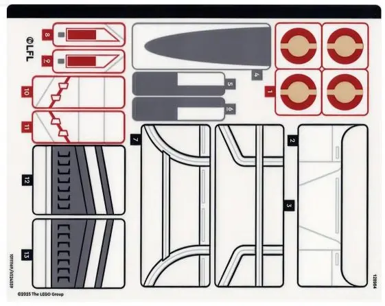 Sticker Sheet for Set 75402 - (10111169/6524559)