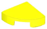Neon Yellow Tile, Round 1 x 1 Quarter
