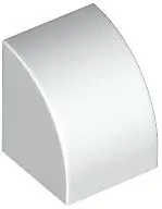 White Slope, Curved 1 x 1