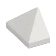END RIDGED TILE 1X2/45°