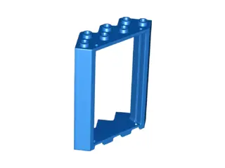 Blue Door, Frame 4 x 4 x 6 Corner