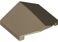 Tan Slope, Curved 33 2 x 2 Double / Inverted