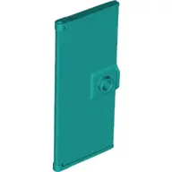 Dark Turquoise Door 1 x 3 x 6 with Stud Handle