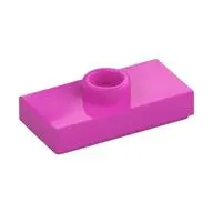 PLATE 1X2, W/ 1 KNOB