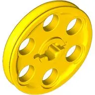 Yellow Technic Wedge Belt Wheel (Pulley)