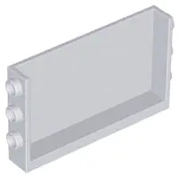 Light Bluish Gray Panel 1 x 6 x 3 with Studs on Sides