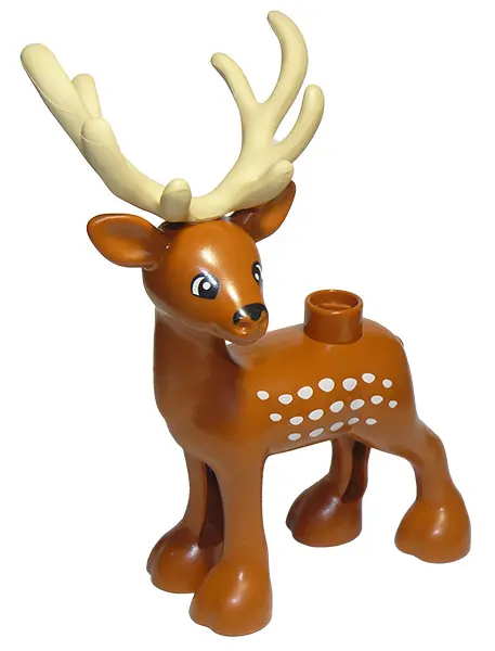 Dark Orange Duplo Deer Buck