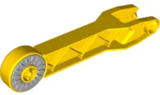 Yellow Duplo Crane Arm with Light Bluish Gray Locking Ring and Drum Narrow Ridged Holder