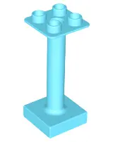 Medium Azure Duplo Support Column 2 x 2 x 4 Round