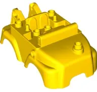 Yellow Duplo Bulldozer Body with Red Gaskets