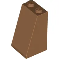 Medium Nougat Slope 75 2 x 2 x 3 - Solid Studs
