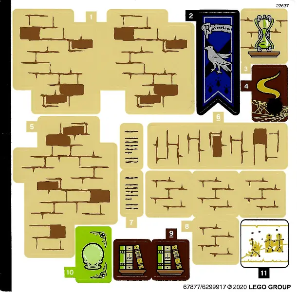 Sticker Sheet for Set 75969 - (67877/6299917)