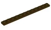Dark Brown Plate 1 x 12