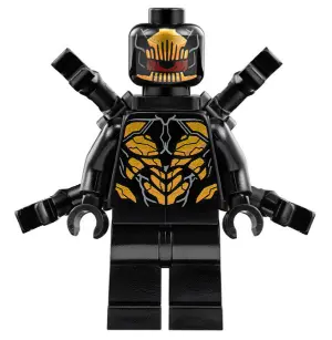 Outrider - Extended Arms, Torso with Long Dark Bluish Gray Tips at Neck