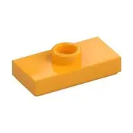 PLATE 1X2, W/ 1 KNOB