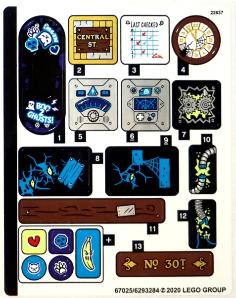Sticker Sheet for Set 70430 - (67025/6293284)