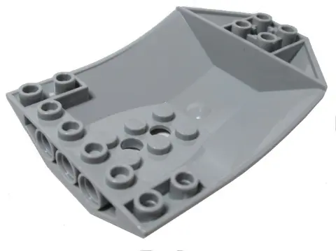 Light Bluish Gray Cockpit 8 x 6 x 2 Curved