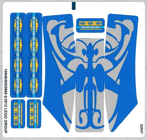 Sticker Sheet for Set 9499 - (10646/6005860)