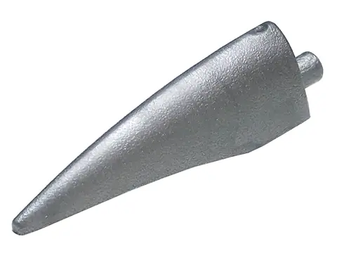 Flat Silver Barb / Claw / Horn / Tooth - Large