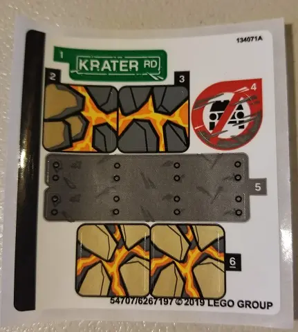 Sticker Sheet for Set 76128 - (54707/6267197)