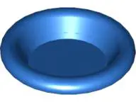 Blue Minifigure, Utensil Dish 3 x 3