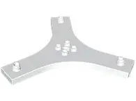 White Duplo Propeller Rotor 3 Blade (Large) for Ferris Wheel and Merry-Go-Round
