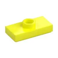 PLATE 1X2, W/ 1 KNOB
