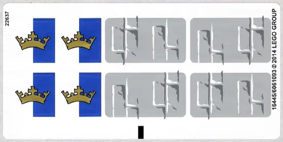 Sticker Sheet for Set 70806 - (16445/6061093)