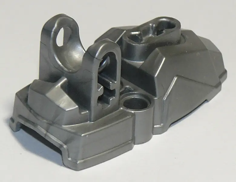 Flat Silver Hero Factory Foot with Ball Socket