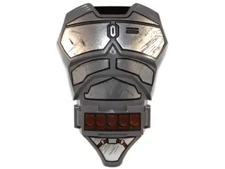 Dark Bluish Gray Large Figure Torso with SW Mandalorian Armor Pattern (Jango)