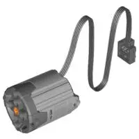 Light Bluish Gray Electric, Motor 9V Power Functions XL with Dark Bluish Gray Bottom