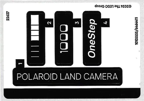 Sticker Sheet for Set 21345 - (10105555/6464411)