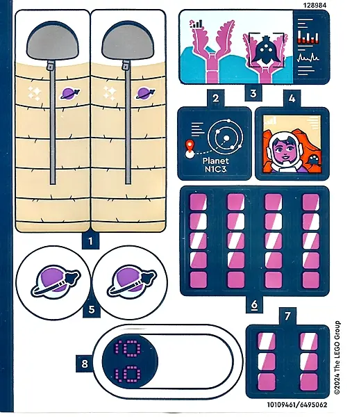 Sticker Sheet for Set 42602 - (10109461/6495062)