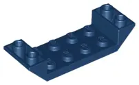 Dark Blue Slope, Inverted 45 6 x 2 Double with 2 x 4 Cutout