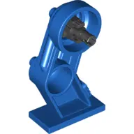 Blue Large Figure Leg Right with Black Rotation Joint Pin