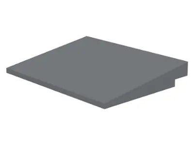 Dark Bluish Gray Slope 10 6 x 8