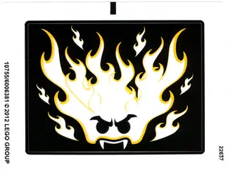 Sticker Sheet for Set 9464 - Glow In Dark Version - (10755/6006381)