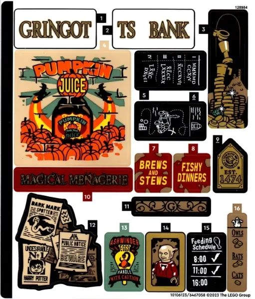 Sticker Sheet for Set 76417, Sheet 1 - (10106123/6467058)