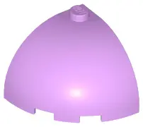 Medium Lavender Brick, Round Corner 3 x 3 x 2 Dome Top