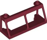 Red Windscreen 2 x 6 x 2 Train