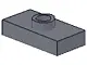 Dark Bluish Gray Plate, Modified 1 x 2 with 1 Stud, Jumper (Undetermined Type)