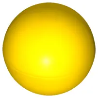 Yellow Ball, Hard Plastic 52mm D. (Duplo Ball for Ball Tube)
