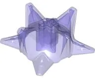 Trans-Purple Hero Factory Weapon, Spiked Ball Half with Axle Hole