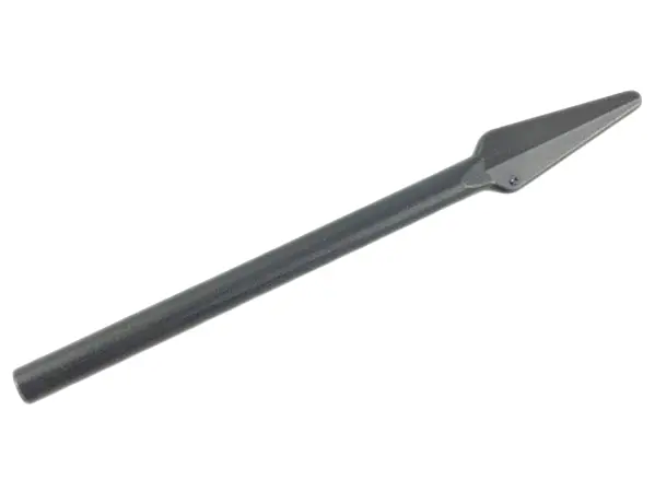 Pearl Dark Gray Minifigure, Weapon Pike / Spear - Handle with Flat End
