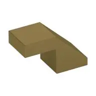 ROOF TILE 1X2, DEG. 45, W/O KNOBS, NO. 4