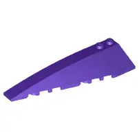 Dark Purple Wedge 10 x 3 Left