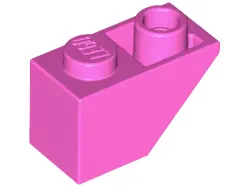 Dark Pink Slope, Inverted 45 2 x 1